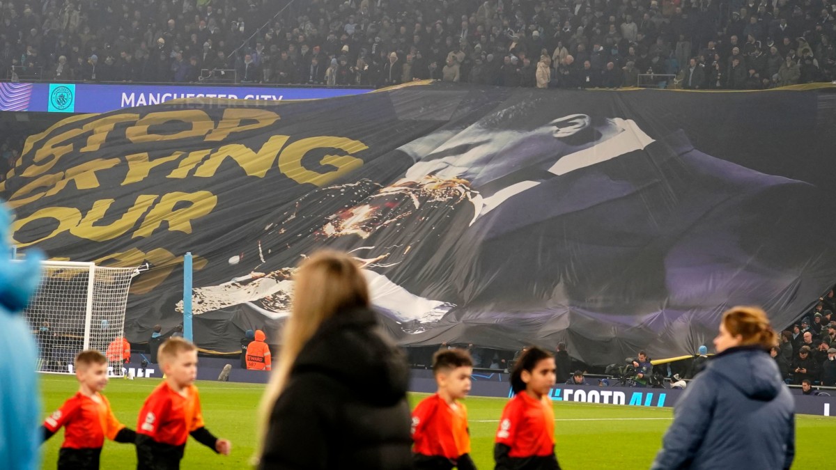 Vinicius Junior inspiré par une banderole provocatrice des fans de Manchester City