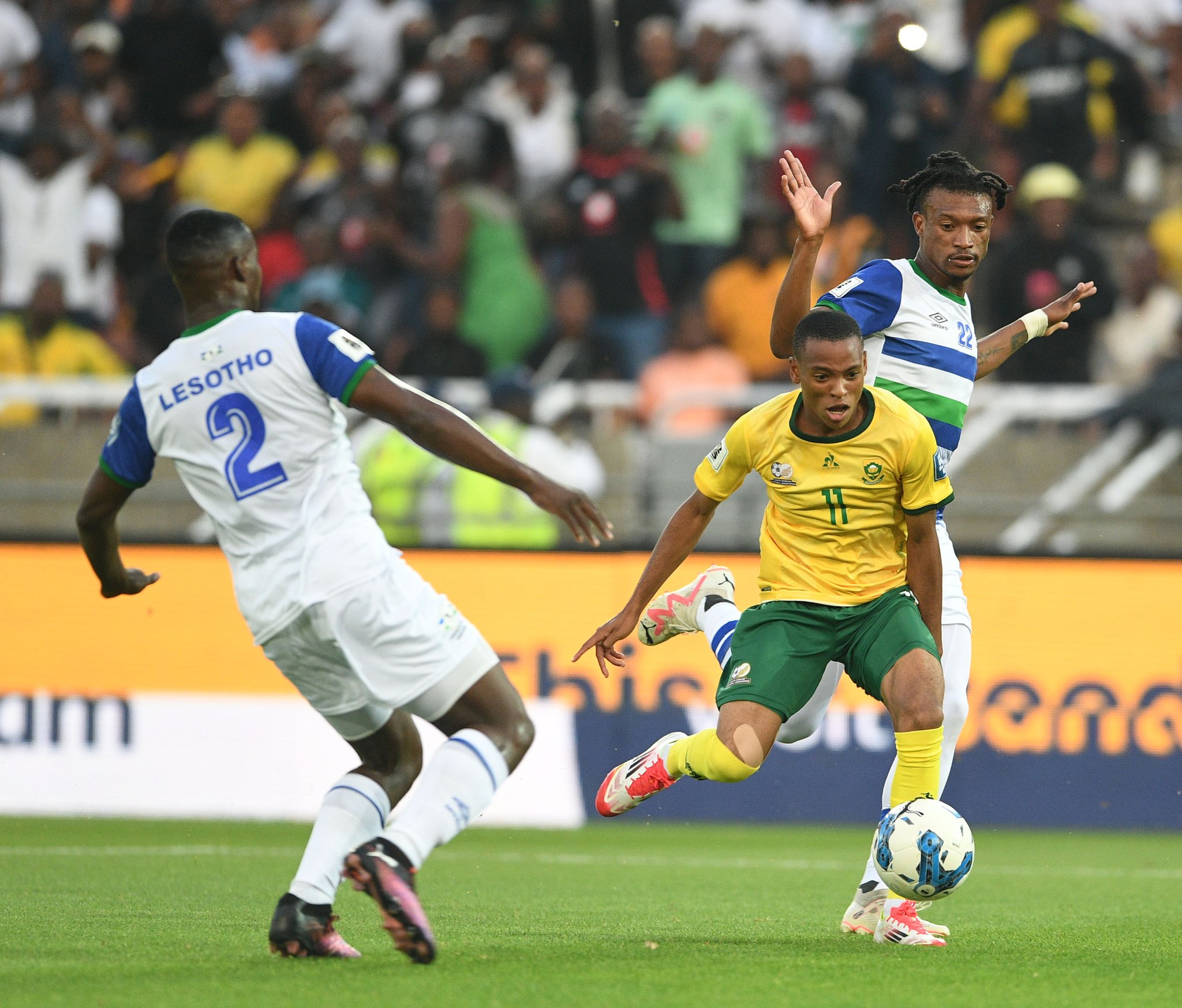Afrique du Sud : Victoire des Bafana Bafana contre le Lesotho en qualifications pour la Coupe du Monde