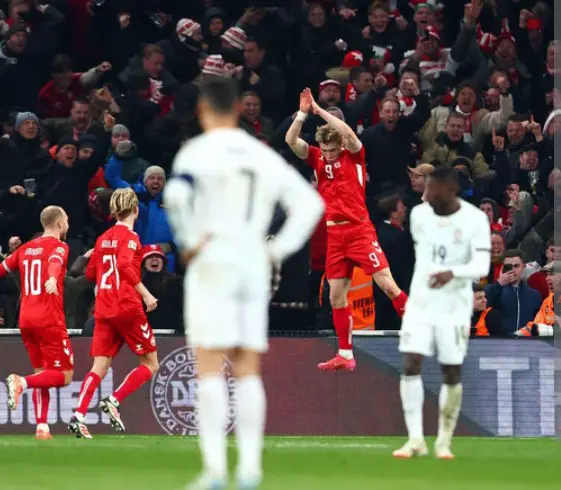 Danemark : Rasmus Højlund explique sa célébration après avoir marqué contre le Portugal