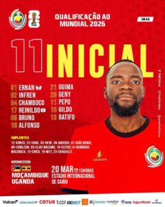 Éliminatoires Coupe du Monde 2026 : Ouganda contre Mozambique au Caire