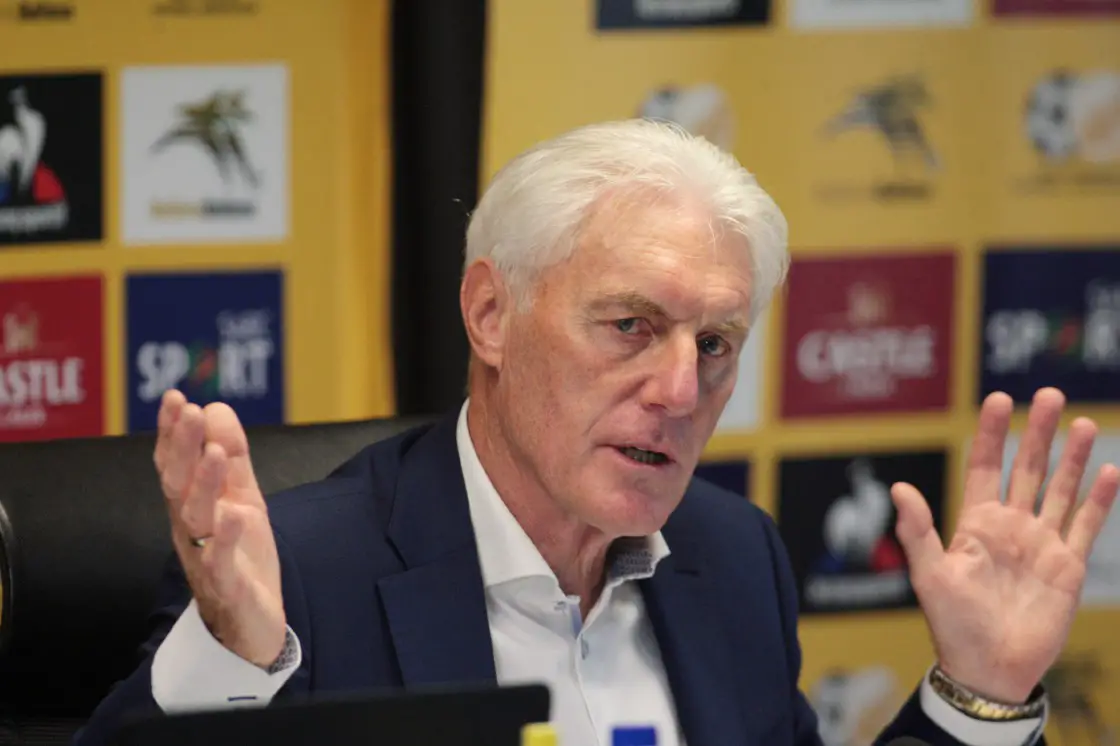 Éliminatoires de la Coupe du Monde 2026 : Le sélectionneur sud-africain insiste sur l’importance de battre le Lesotho