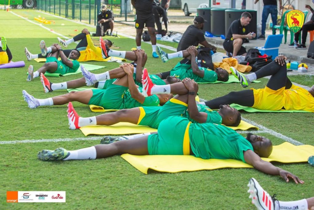 Guinée : Deuxième entraînement du Syli sans deux joueurs