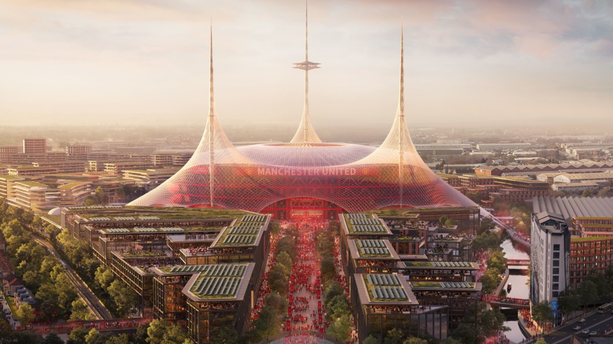 Le Royaume-Uni : Manchester United projette de remplacer Old Trafford par un nouveau stade de 100 000 places