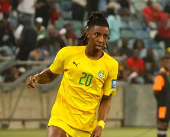 Zimbabwe : Tawanda Chirewa célèbre après avoir égalisé contre le Nigeria en qualification pour la Coupe du Monde 2026