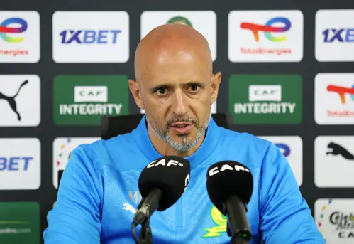 Afrique : Miguel Cardoso, entraîneur de Mamelodi Sundowns, confiant avant le match retour à Tunis