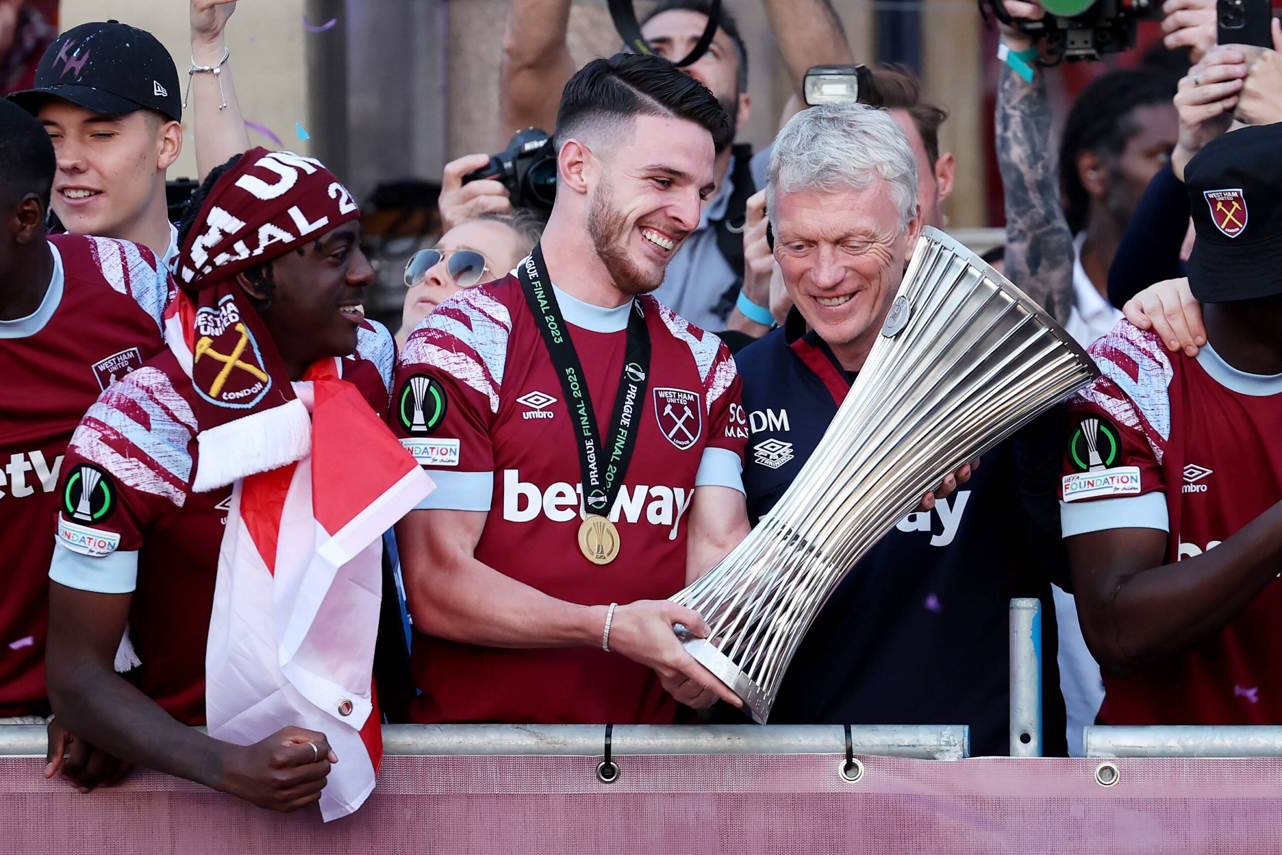 David Moyes affirme qu’Arsenal aurait dû payer 150 millions pour Declan Rice