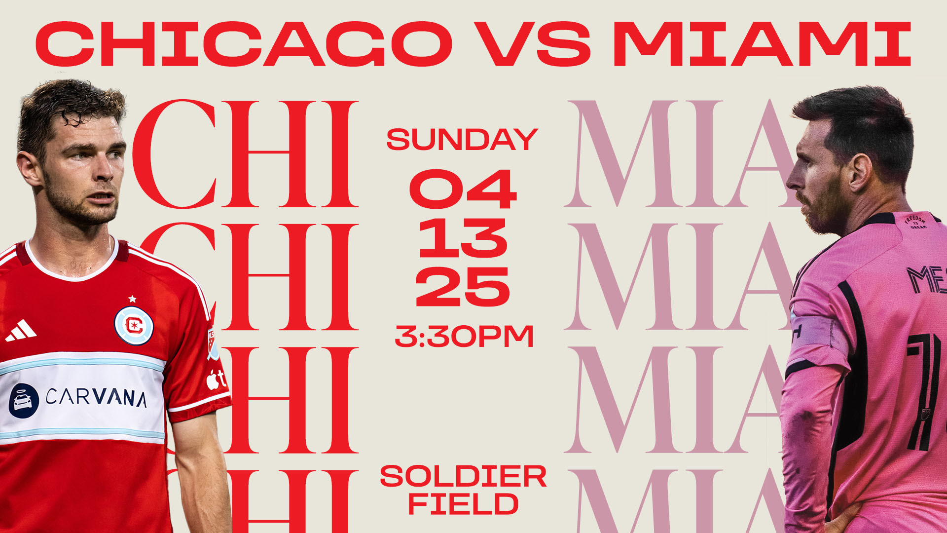 États-Unis : Chicago Fire vs. Inter Miami – Messi à Soldier Field