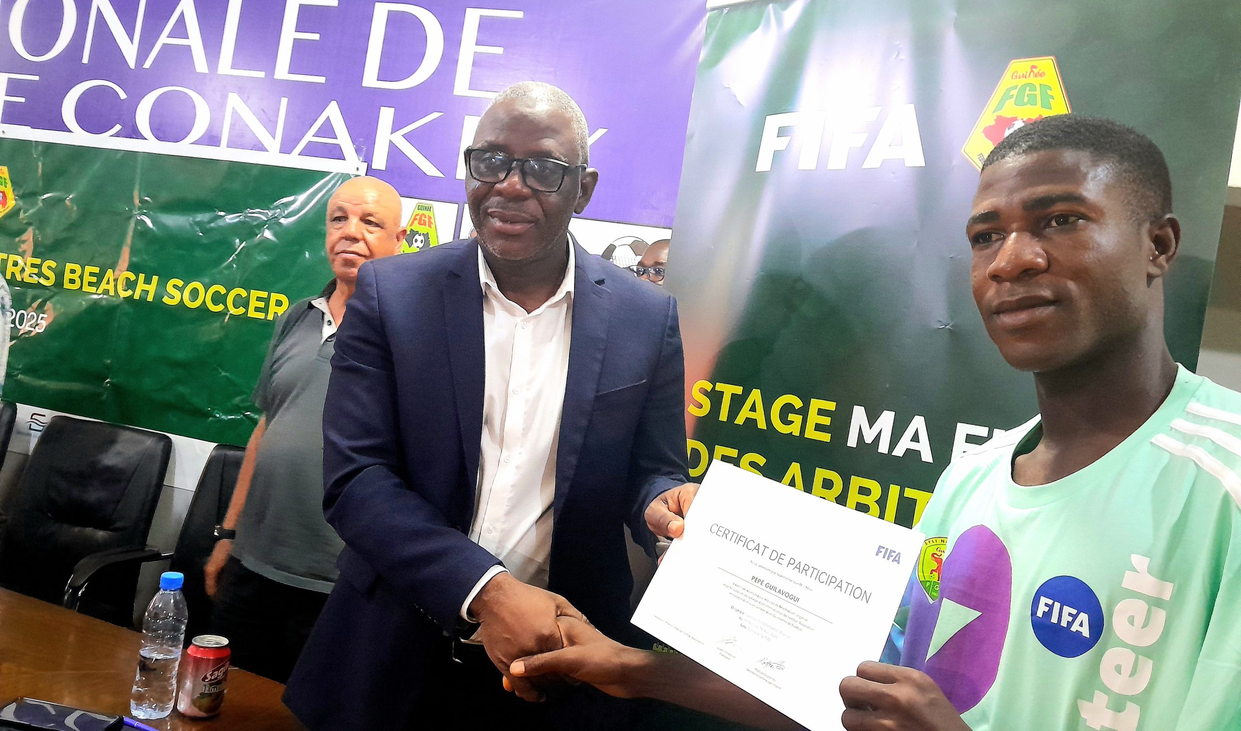 Guinée : Clôture du stage FIFA pour les arbitres de Beach Soccer à Conakry