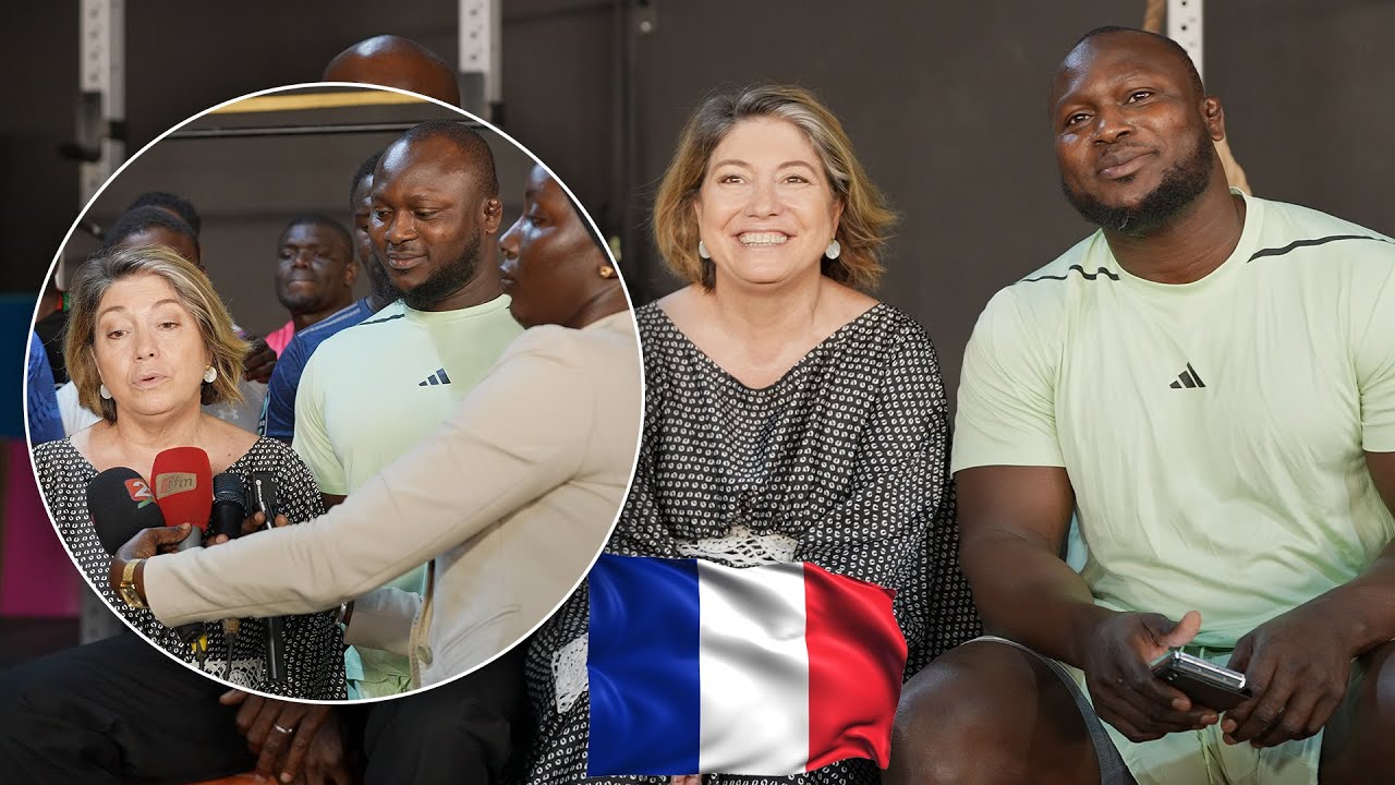 L’ambassadrice de France rencontre Modou Lô au Sénégal