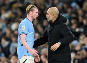 Royaume-Uni : Guardiola annonce le départ de De Bruyne de Manchester City