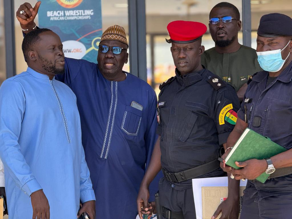 Sécurité renforcée pour un combat de lutte au Sénégal