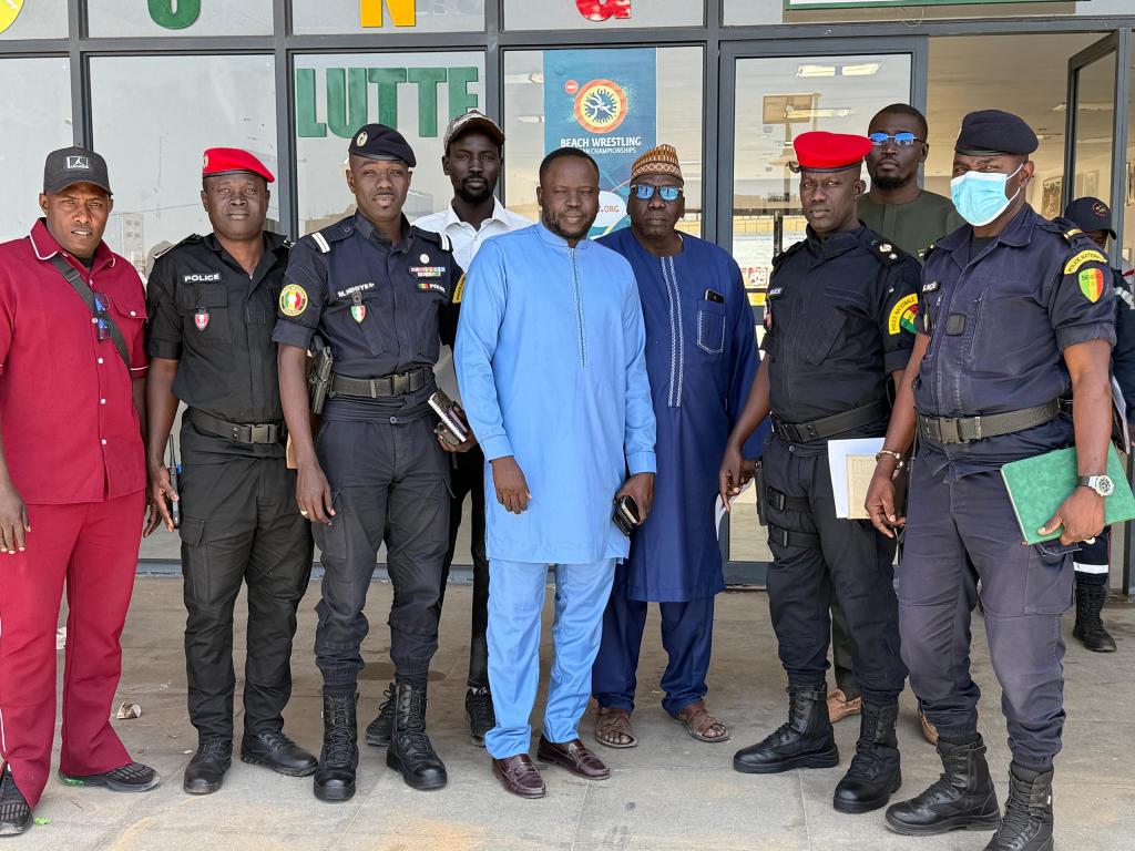 Sécurité renforcée pour un combat de lutte au Sénégal