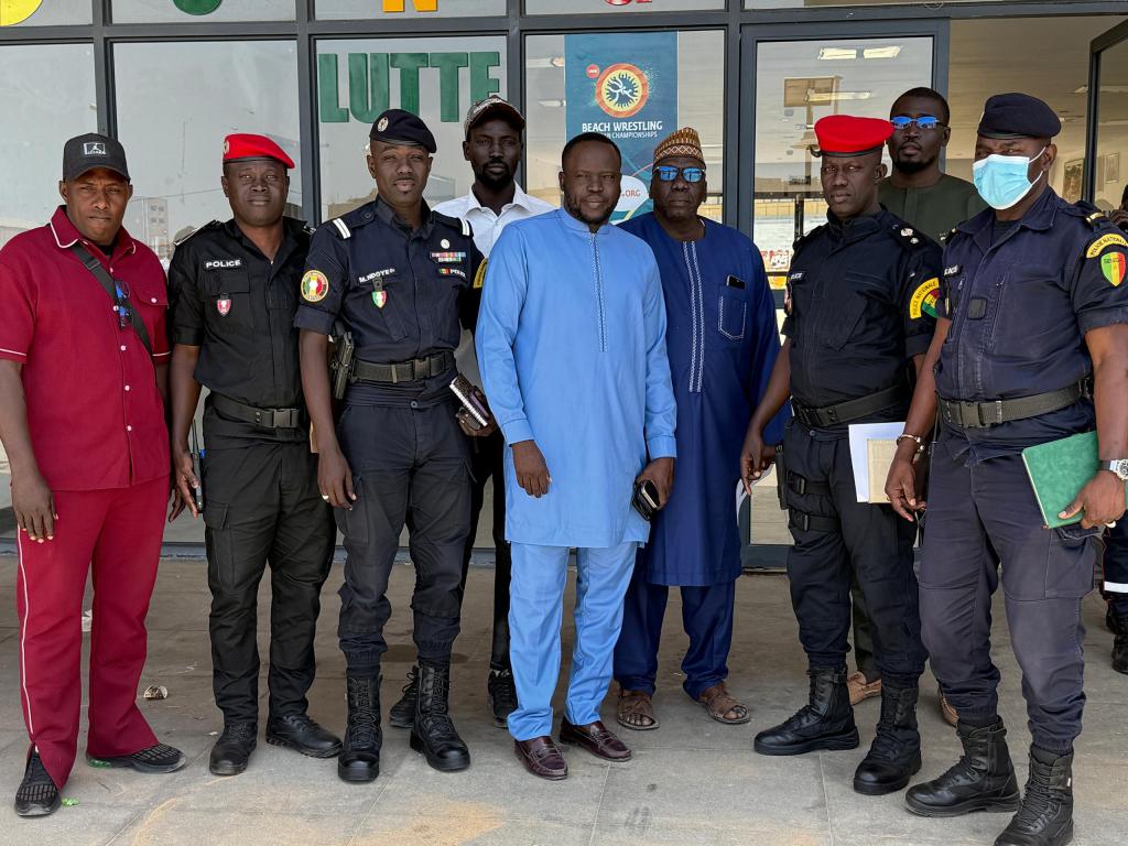 Sécurité renforcée pour un combat de lutte au Sénégal