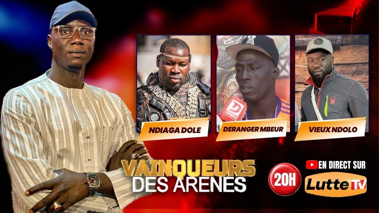 Trois lutteurs à l’honneur lors de l’émission « Vainqueurs des Arènes » au Sénégal