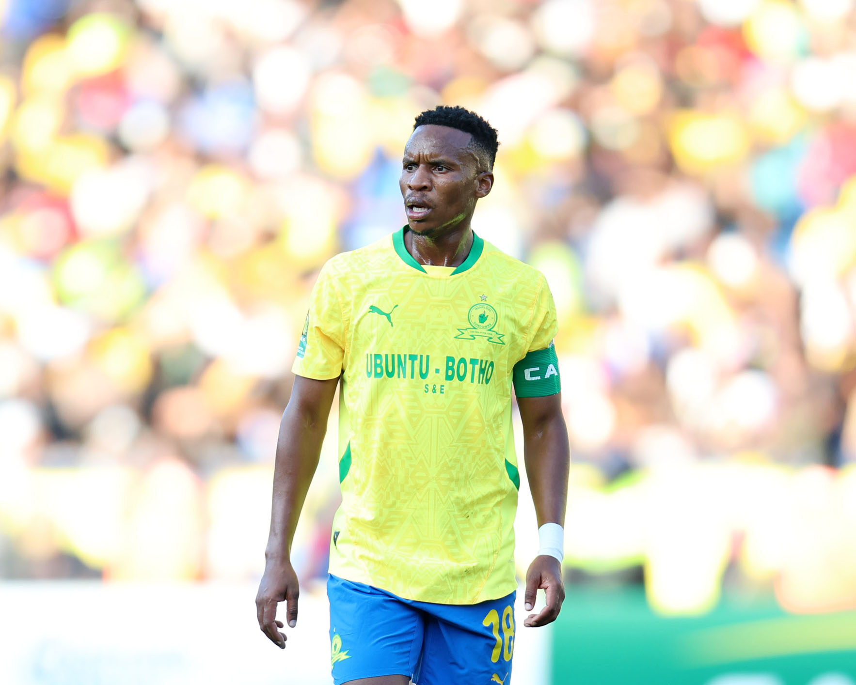 Afrique du Sud : Themba Zwane anticipe un défi de taille contre Pyramids en finale de la CAF