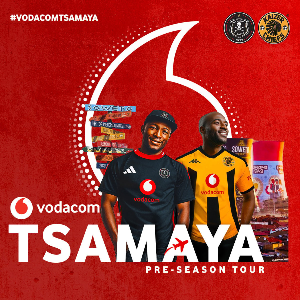Afrique du Sud : Vodacom offre une expérience inédite aux fans lors du Soweto Derby