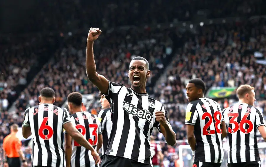 Angleterre : Isak sauve Newcastle sur le fil face à Brighton