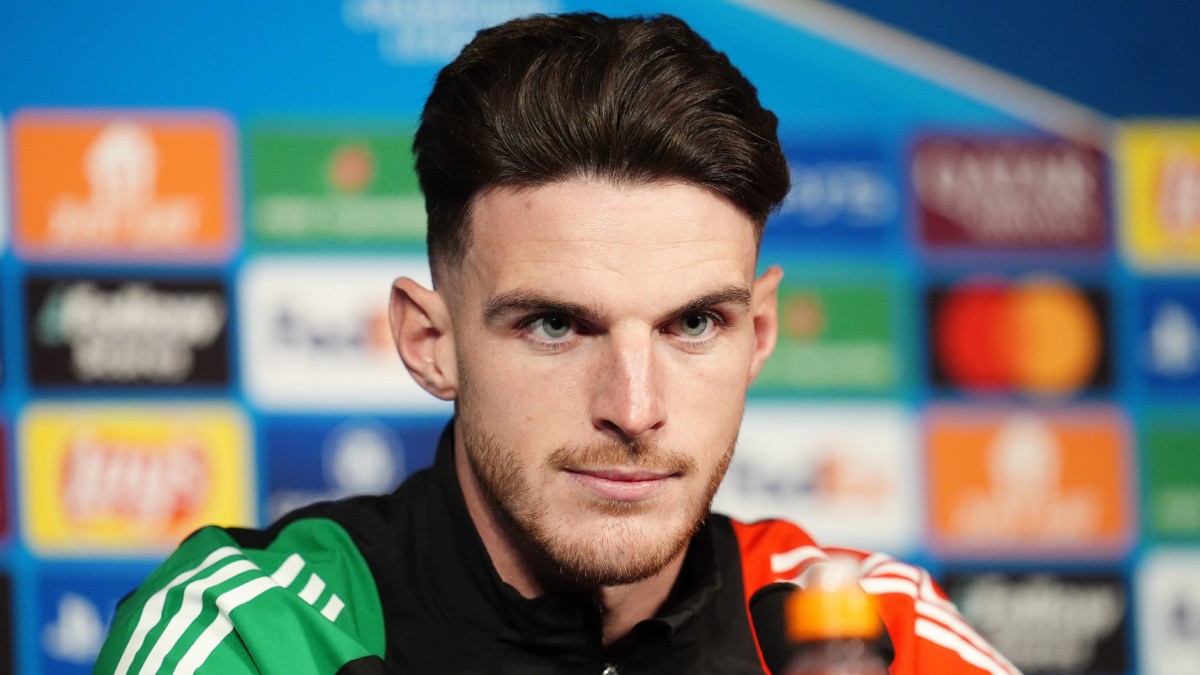 Declan Rice exhorte Arsenal à montrer du courage en Ligue des Champions