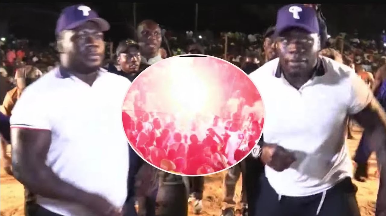 Franc anime un événement de lutte à Joal au Sénégal