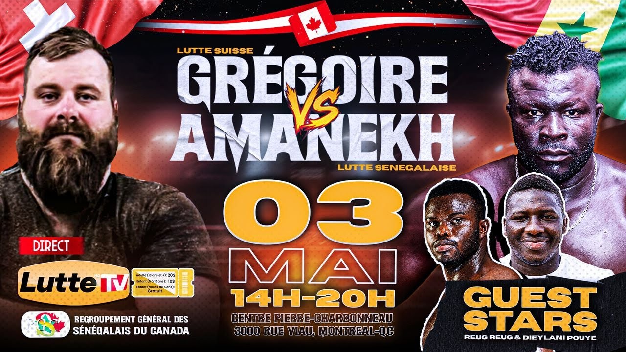 Gala de lutte au Canada : Victoires d’Amanekh et Lirou Diane à Montréal