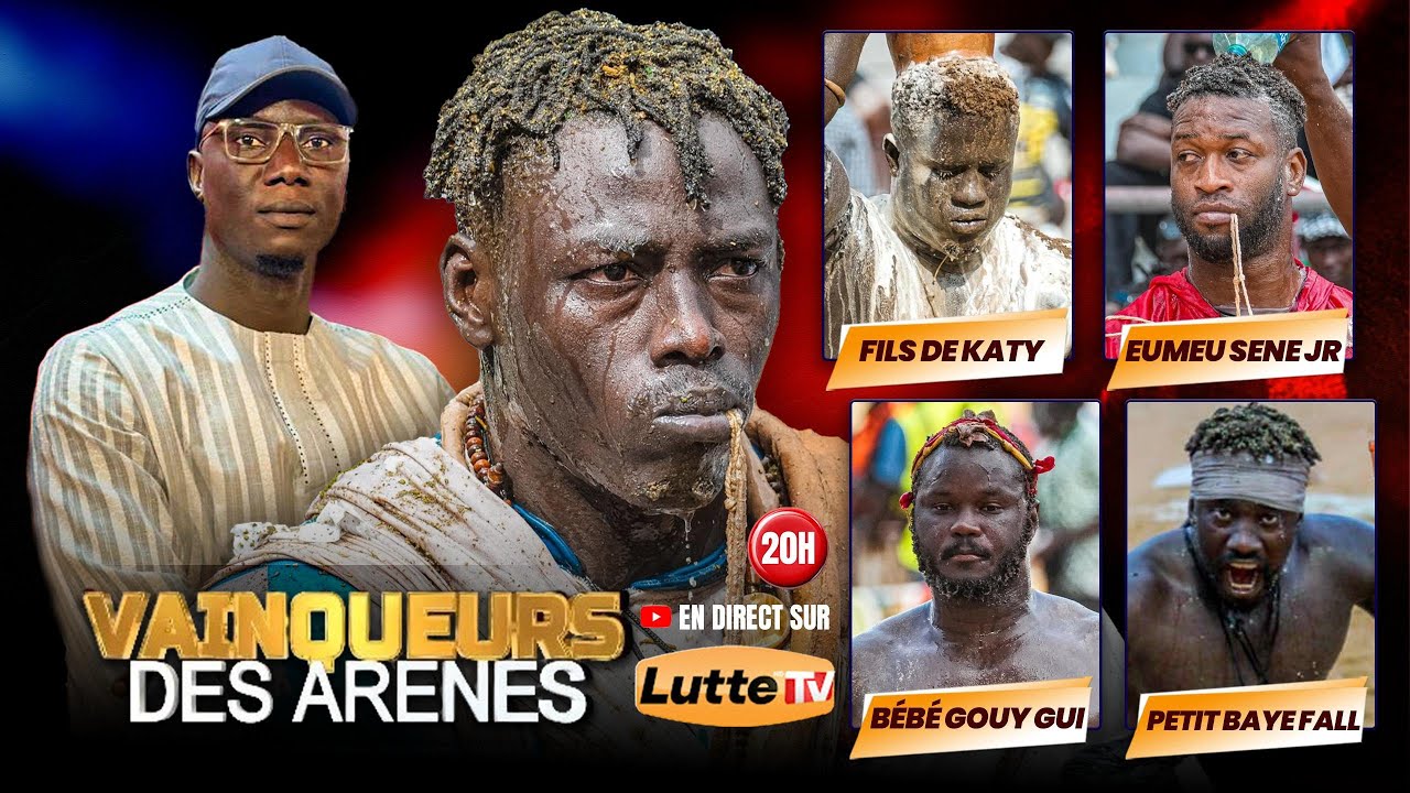 Lutte : Émission Vainqueurs des Arènes, invités Prince et Eumeu Sène Jr (Sénégal)