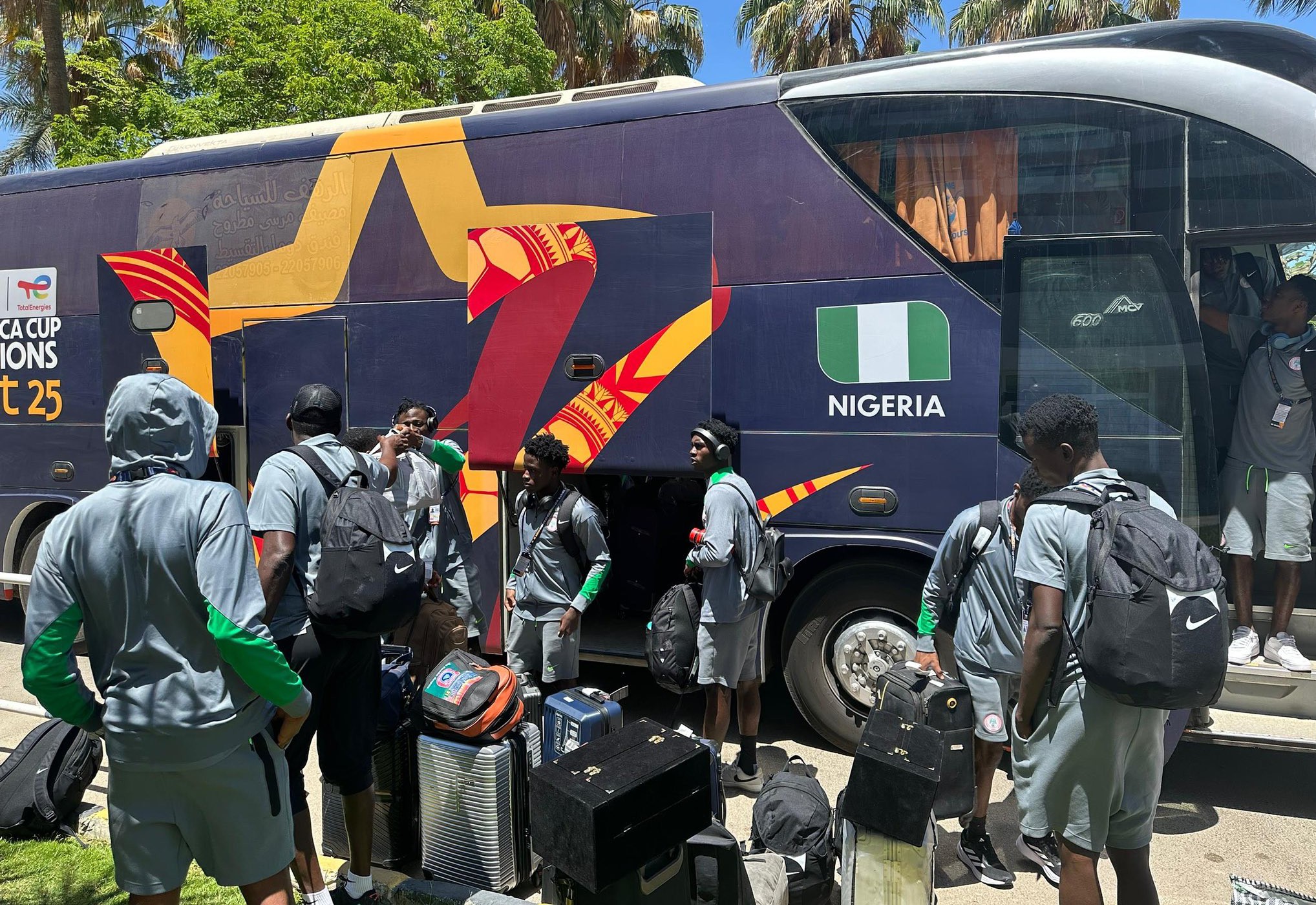 Nigéria : Les Flying Eagles arrivent à Ismaïlia pour le quart de finale de la CAN U-20