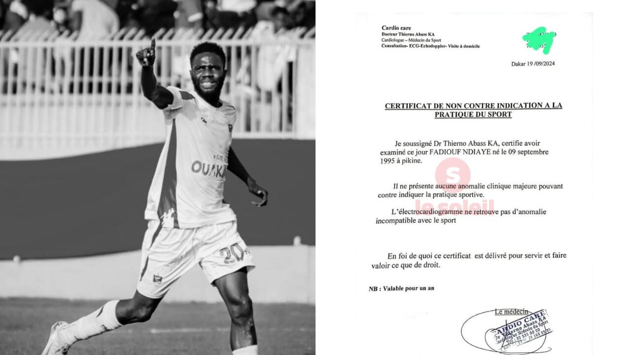 Sénégal : Les détails de la mort tragique d’un joueur de l’US Ouakam