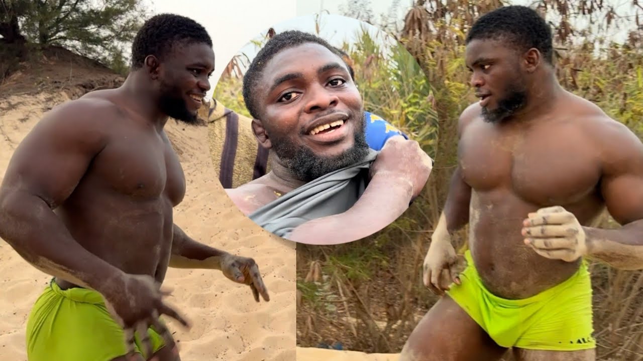 Un lutteur sénégalais impressionne par sa technique