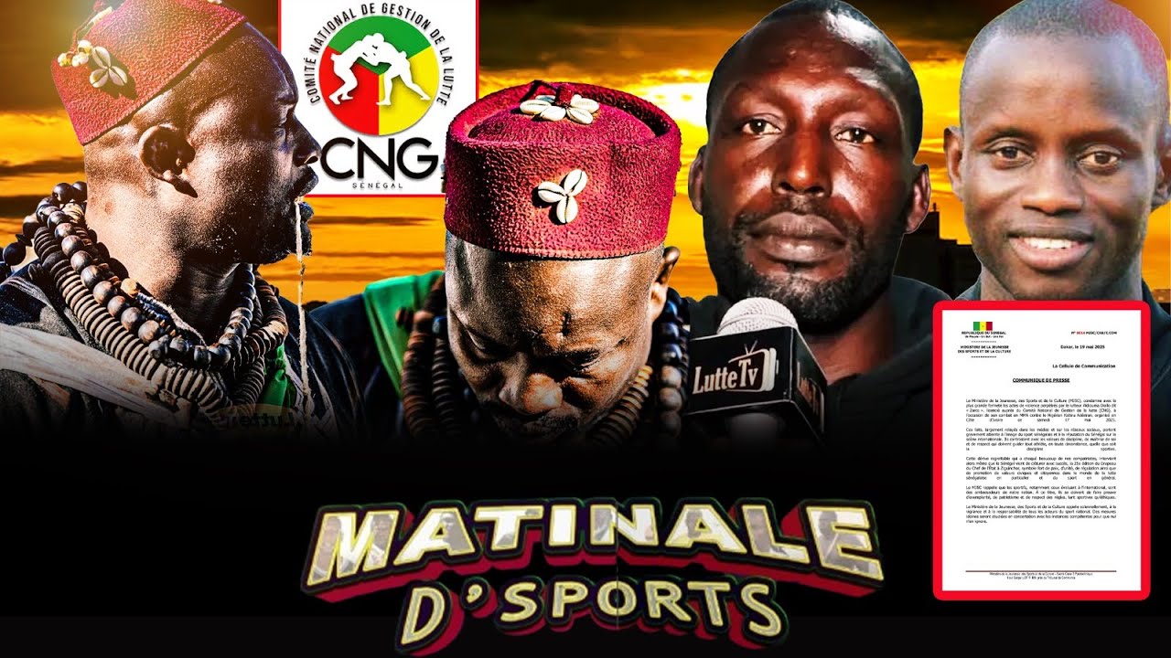 Un lutteur sénégalais suspendu par le CNG après une vidéo controversée