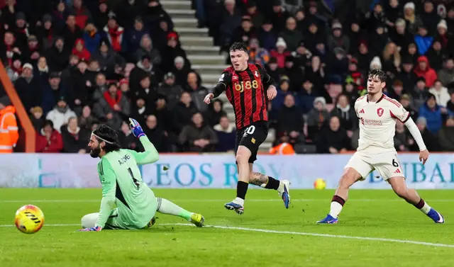 Alex Jimenez put Bournemouth 2-0 up 