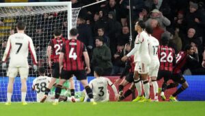 Bournemouth s’offre le scalp de Liverpool grâce au sang-froid d’un attaquant marocain dans les ultimes secondes