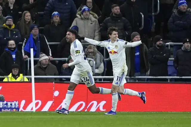 James Justin opened the scoring in the first half