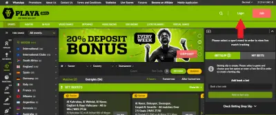 How to login playabets 