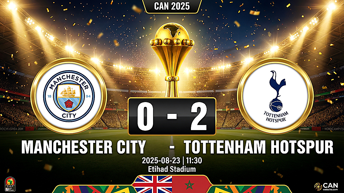 CAN 2025 : Tottenham s&rsquo;impose face à Manchester City (0-2), découvrez les notes des joueurs