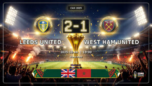 CAN 2025 : Leeds United s’impose face à West Ham (2-1), découvrez le résumé et les notes des joueurs