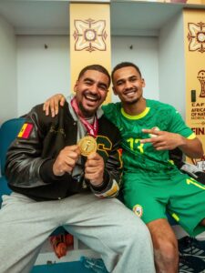 Edgar Barros avec Iliman Ndiaye